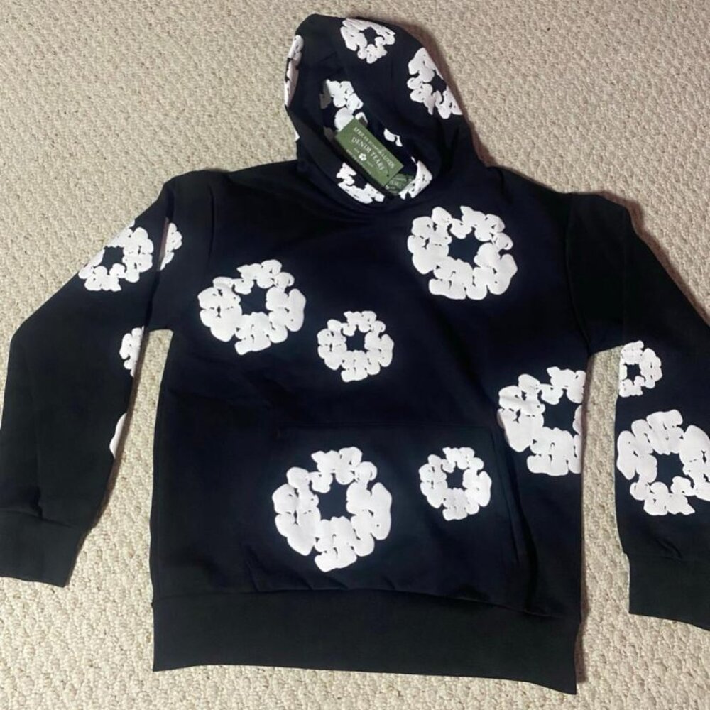 Black Denim Hoddie